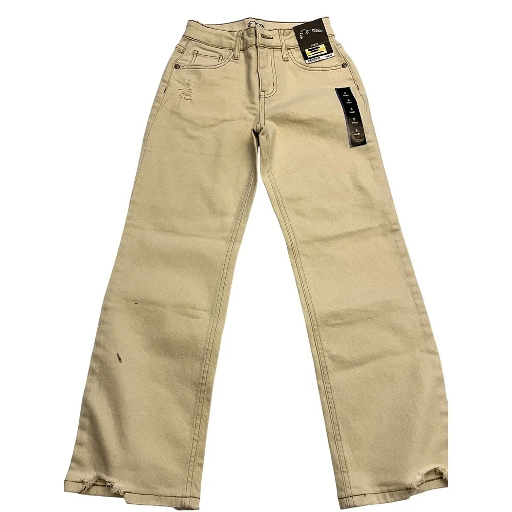Art Class Jeans Girls 8 Baggy Distressed Stretch Denim Youth New With Tags‎